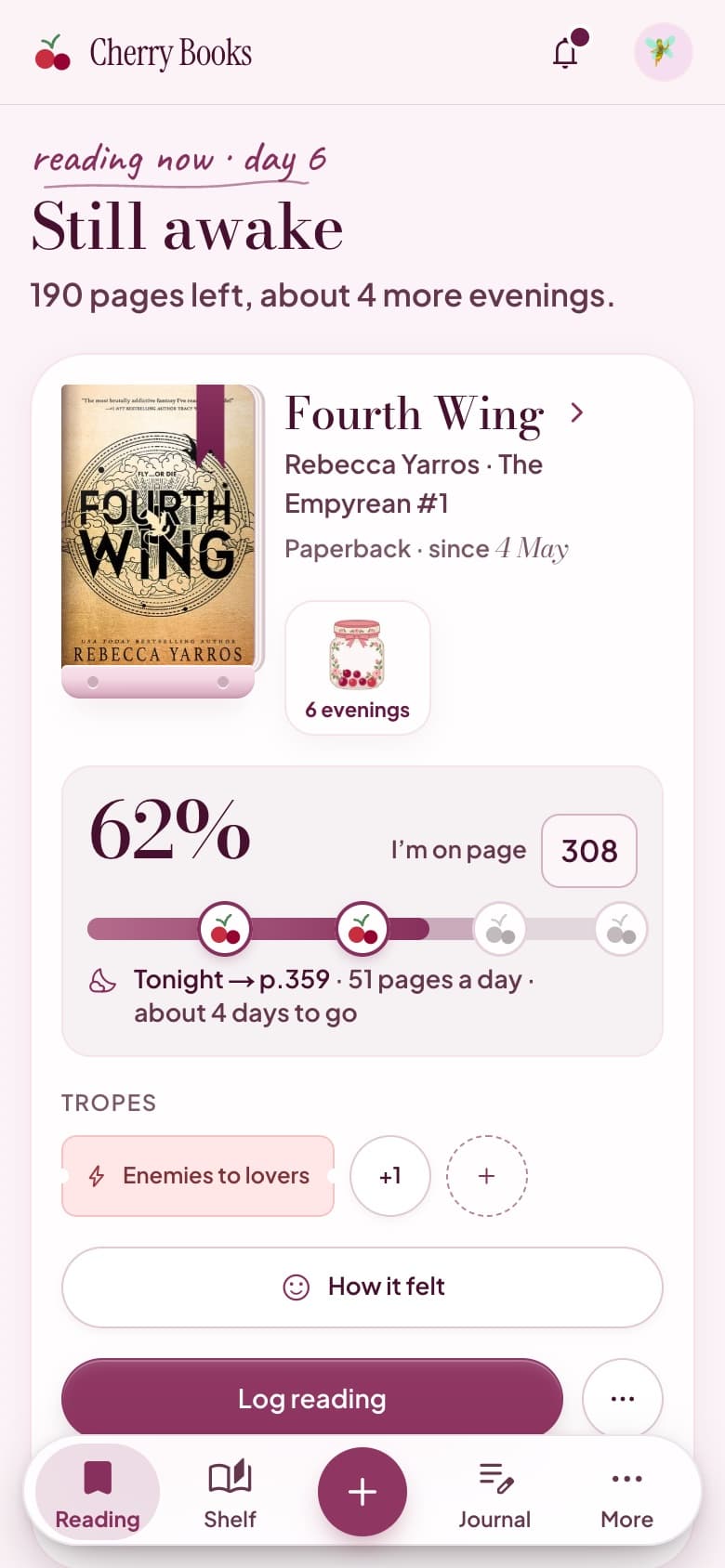 Reading now on a phone